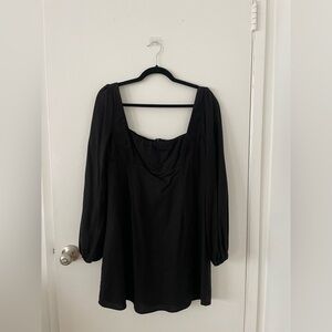 Princess Polly Black Long Sleeve Dress